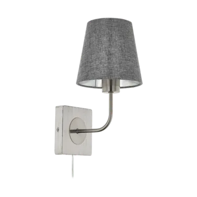 Lampa perete PAUSIA alb-patina, satin nickel 220-240V,50/60Hz