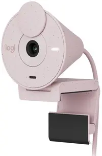 Cameră web Logitech - Brio 300 Full HD, 1080p, USB, Rose