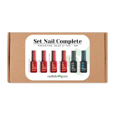 Set Nail Complete - Pregatire, Baza si Top - MB