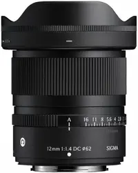 Obiectiv Sigma - 12 mm, f/1.4 DC Contemporary, Fujifilm X mount