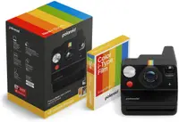 Aparat foto instant Polaroid - Now+ Gen 3, Black + Film Color i-Type, 8 poze
