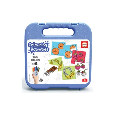 Joc de memorie de colorat și 10 carioci