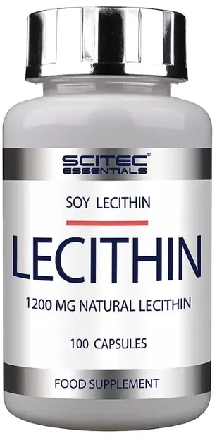 Essentials Lecithin, 1200 mg, 100 capsule, Scitec Nutrition