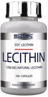 Essentials Lecithin, 1200 mg, 100 capsule, Scitec Nutrition