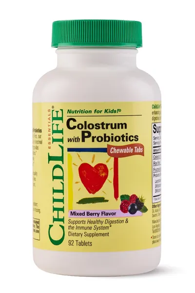 Colostrum cu probiotice, 92 tablete masticabile, Secom