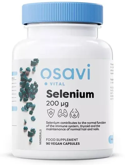 Selenium, 200 mcg, 90 capsule, Osavi