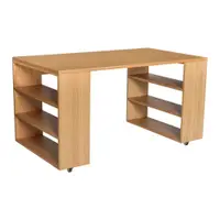 Birou cu aspect de lemn de stejar 80x140 cm Utility – Hübsch