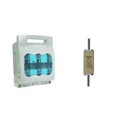 Pachet Soclu MPR Inchis NO 1 (250A, 690V) + Sigurante MPR NH GG/GL NO1C (50A) - Protectie Sigura