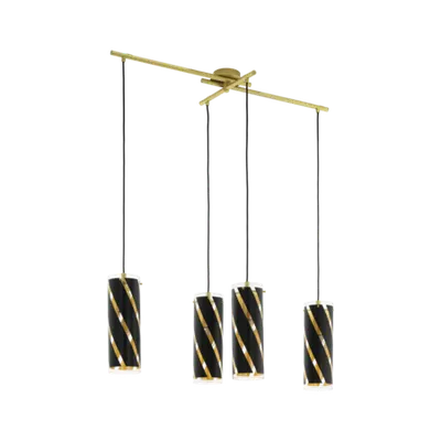 Lampa suspendata PINTO NERO 1 gold-coloured 220-240V,50/60Hz