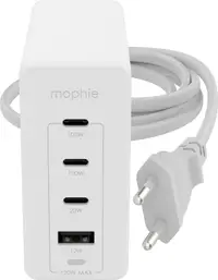 Încărcător mophie - 3xUSB-C/USB-A, 120W, alb
