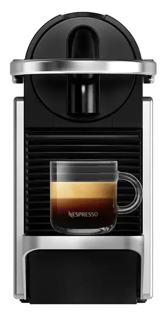 Aparat de cafea cu capsule Nespresso - Pixie, 19 bar, 0.7 l, Silver