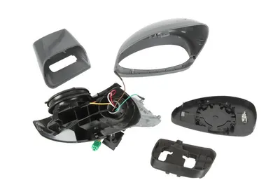 Oglinda dreapta potrivit CITROEN C4 2004-2010 - electrica incalzita, albastra, grunduita, cu senzor temperatura