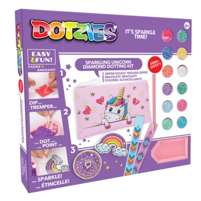 Set creativ 5 in 1, Unicorn, pictura cu diamante