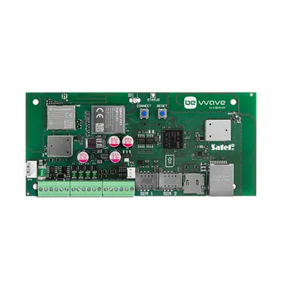 Centrala alarma antiefractie hibrida Satel Be Wave HYBRID 128 Plus, 128 zone, Ethernet, WiFi 2.4 - GHz, 2G/4G, Abax 2, grad 2