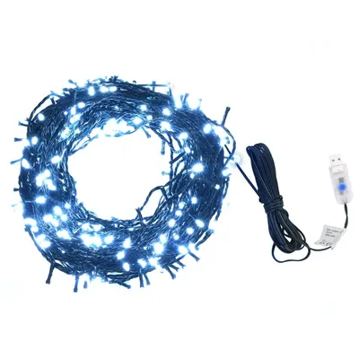 vidaXL Instalație de lumini 400 LED-uri, alb rece, 40 m, int./ext.