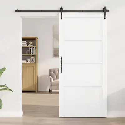 vidaXL Ușă de interior 93 x 202 cm placaj Alb