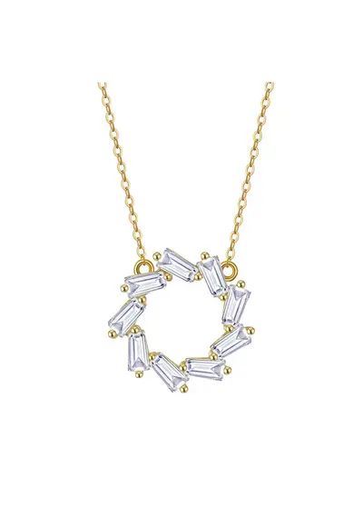 Colier din Argint 925 - Minimalist cu Zircon - 6104B