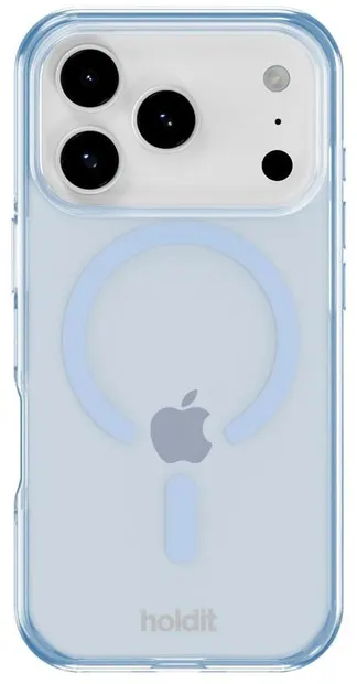 Husă Holdit – MagSafe, iPhone 17 Pro, Mineral Blue