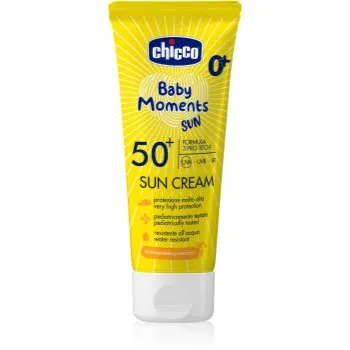 Chicco Baby Moments Sun cremă cu protecție solară 50+ pentru nou-nascuti si copii