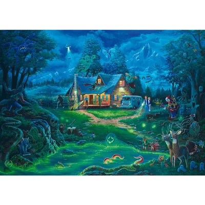 Puzzle 1000 piese - Casa Bantuita