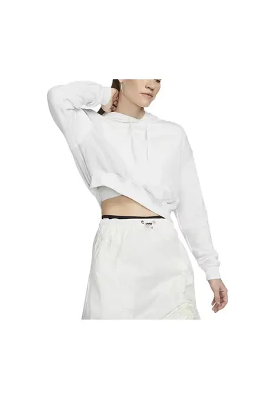 Hanorac Air Oversized Cropped Fleece - DV8048-121 21656 - Alb