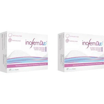 Pachet Inofem Duo Tabs 24tb masticabile + 24tb masticabile