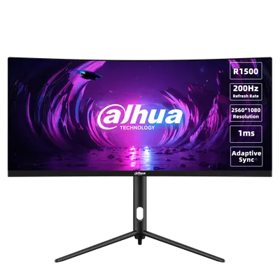 Monitor Gaming Dahua LM30-E330CA, 30", 2560 x 1080 pixeli, Black, Red, 3 ani Garantie
