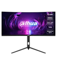 Monitor Gaming Dahua LM30-E330CA, 30", 2560 x 1080 pixeli, Black, Red, 3 ani Garantie