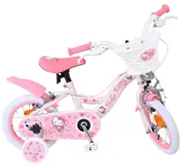 Bicicletă pentru copii cu roți ajutătoare E&L cycles - Hello Kitty, 12''