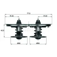 Termostat, lichid racire MAHLE ORIGINAL TX 32 80D