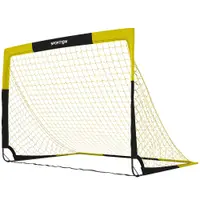 SPORTNOW Poartă de Fotbal Pop-Up și Pliabilă, Galben | Aosom Romania