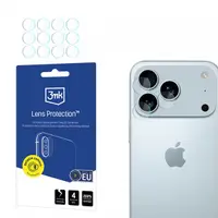 Folie de protectie Camera Spate 3MK Protection pentru Apple iPhone 17 Pro Max, Sticla Flexibila, Set 4 bucati, Transparenta