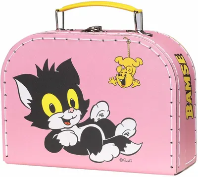 Valiza pentru copii Micki - Bamse, roz, 20 cm