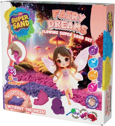 Set creativ nisip de joacă PlayToys - Fairy Land