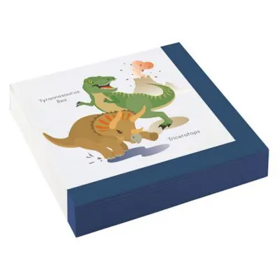 Servetele petrecere dinozauri 33x33 cm