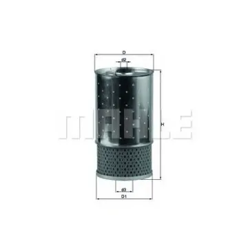 Filtru ulei MAHLE ORIGINAL OX 38D