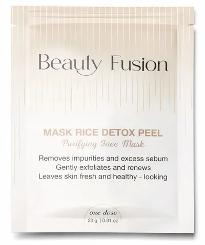 Beauty Fusion Mască peeling de curățare cu orez bio, 23 g