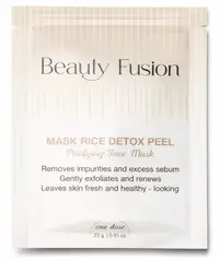 Beauty Fusion Mască peeling de curățare cu orez bio, 23 g