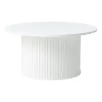 Măsuță de cafea albă rotundă Nola – Unique Furniture