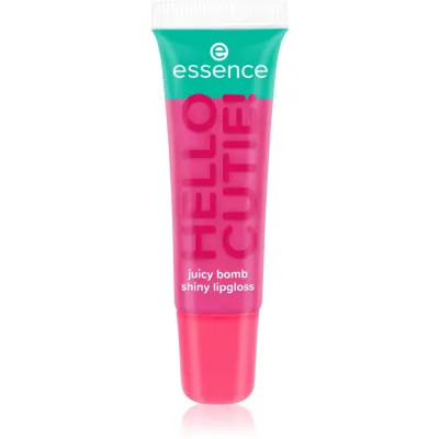 essence Say It With Juicy Hello Cutie! Luciu de Buze sclipitor culoare 02 Witty Watermelon 10 ml