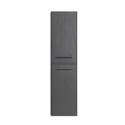 Dulap baie suspendat Sofia gri inchis 140 cm