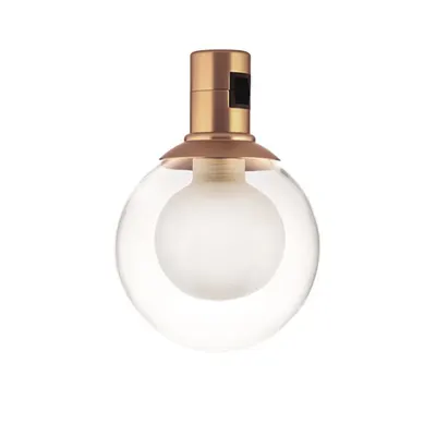 Sistem iluminat pe sina DECORATIVE MAGNETIC Satin Brass Aluminiu and Sticla LED 5 Wat DC24V IP20 380Lm 3000K