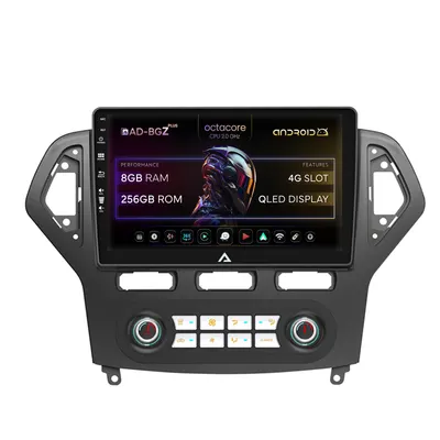 Navigatie Ford Mondeo (2007-2010) Clima Automata, Android, Z-Octacore 8GB RAM + 256GB ROM, 10.1 Inch - AD-BGZ10008+AD-BGRKIT127