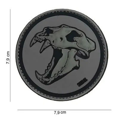 Patch Sabertooth Tiger velcro PVC 101INC - Default Title