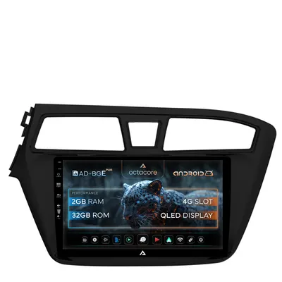 Navigatie Hyundai I20 (2014-2018), Android, E-Octacore 2GB RAM + 32GB ROM, 9 Inch - AD-BGE9002+AD-BGRKIT194