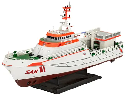 Model de asamblat Revell Modern: Nave - Nava de salvare Hermann Marwede