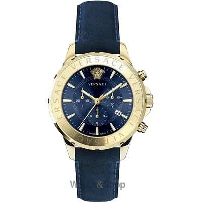Ceas Versace Versace VEV601423 Signature Chronograph Mens Watch 44mm 5ATM