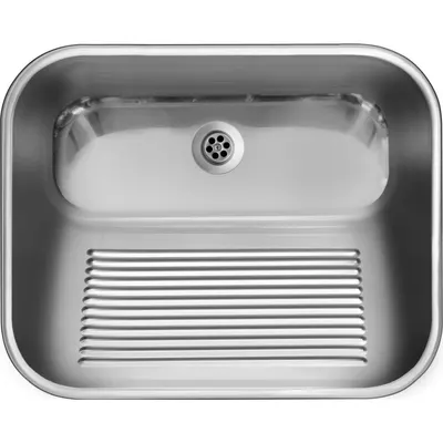 Chiuveta inox gradina sau service auto, cu picurator crom Deante K100