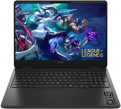 Laptop gaming HP - Omen 16, 16'', WUXGA, Ryzen AI 5, 144Hz, RTX 5050, negru