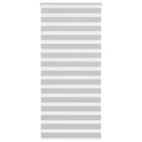 Gossi jaluzea tip zebra gri deschis latime tesatura 100,9cm poliester